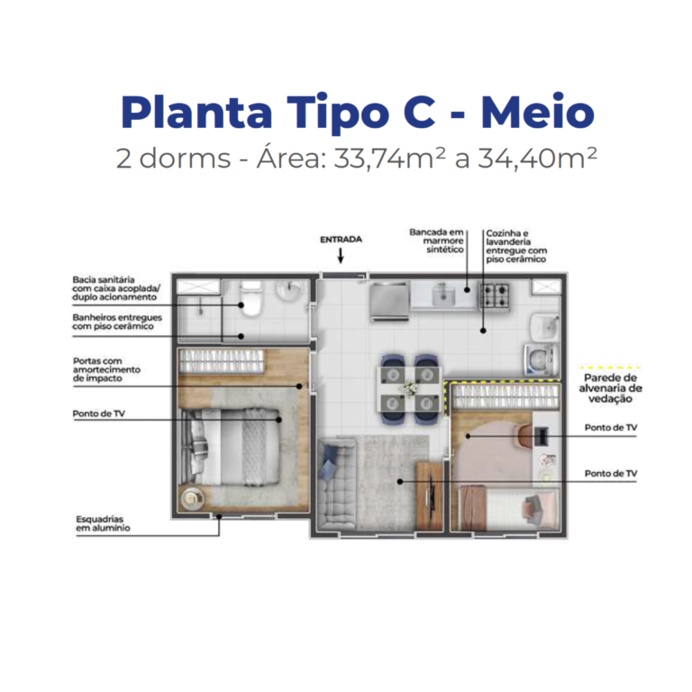 34.40 M²