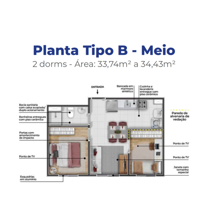 34.43 M²