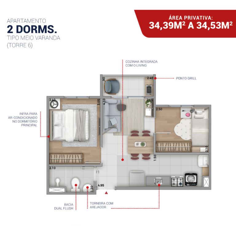 34.53 M²