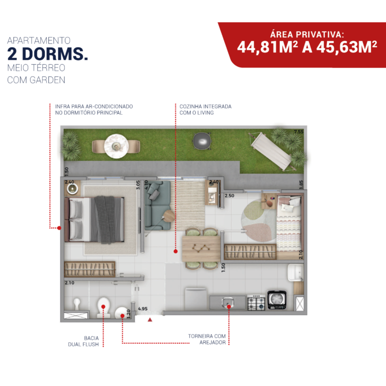 45.63 M²